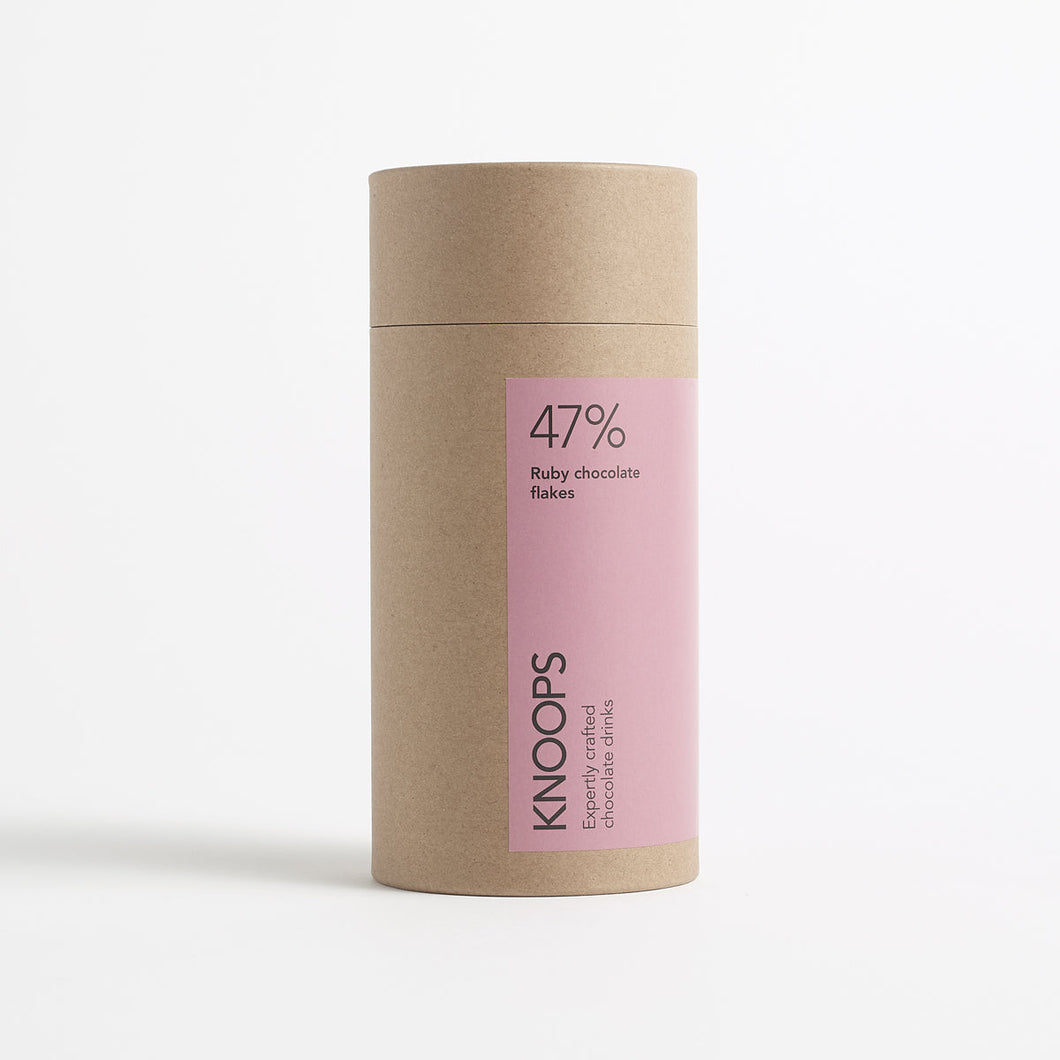 Ruby hot chocolate flakes | 47%
