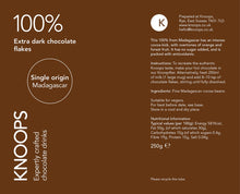 Load image into Gallery viewer, Extra Dark Chocolate Flakes | 100% | Single Origin - Madagascar