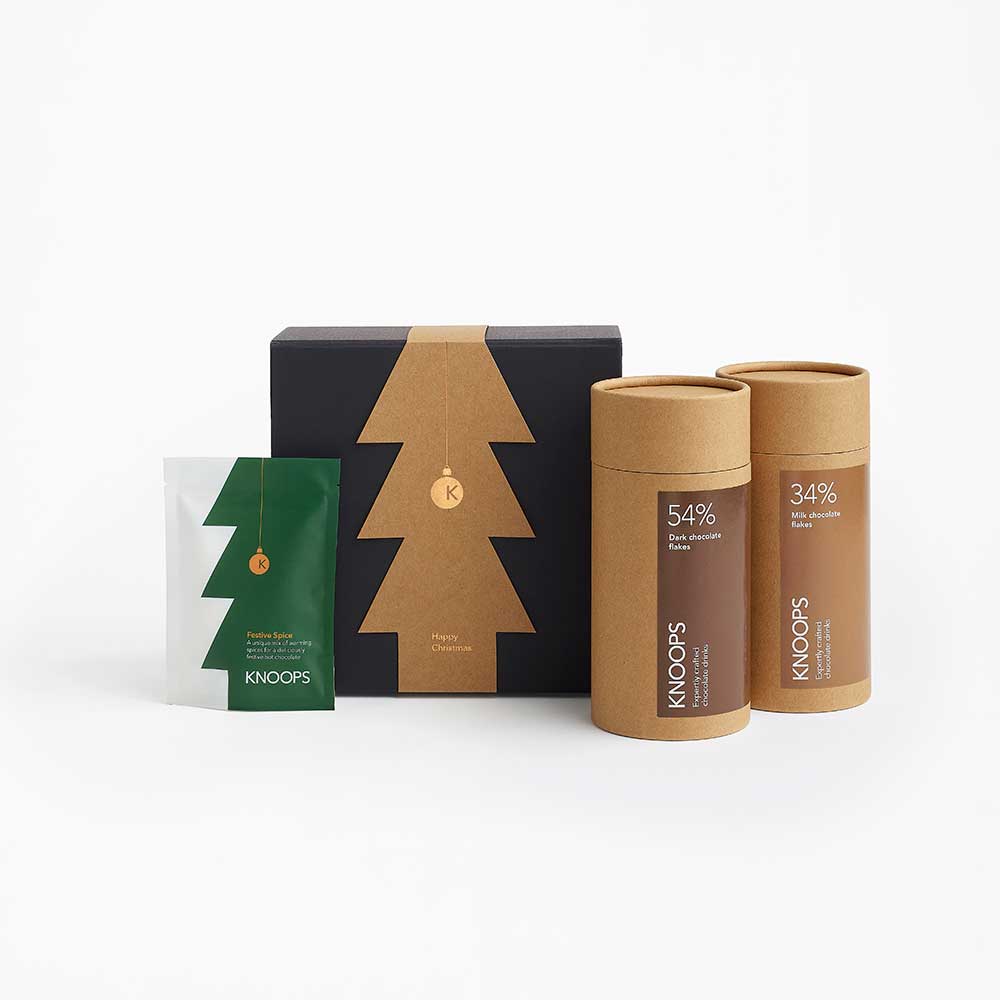 festive spice hot chocolate gift set 