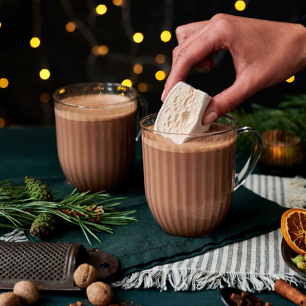Festive spice hot chocolate gift set