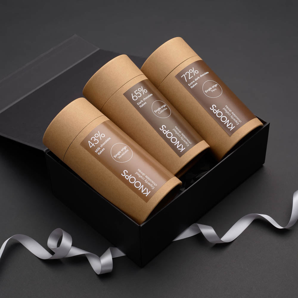 Single origin hot chocolate gift set